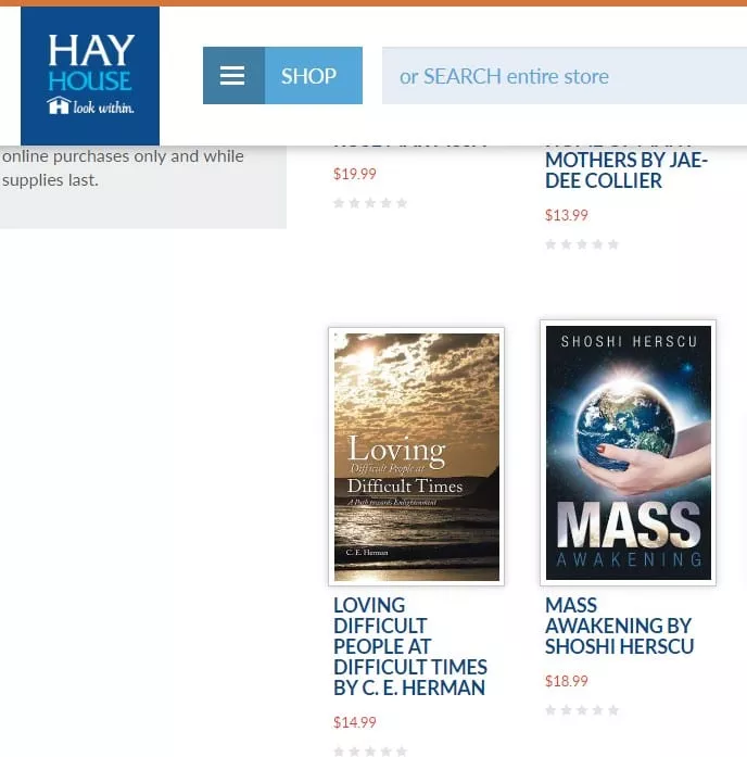 Mass Awakening on Hay House catalog