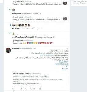 Restart Movement Retweet - Mass Awakening in Iran