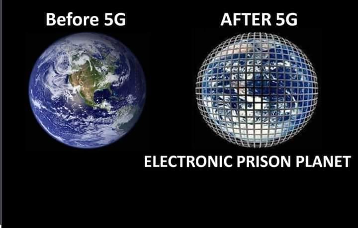 Earth before and after 5G