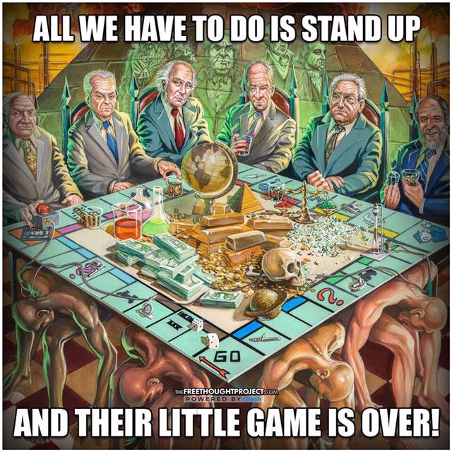 The globalists fall if we stand up