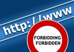 forbidden access to site
