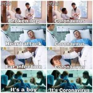 all health issues labeled as coronavirus