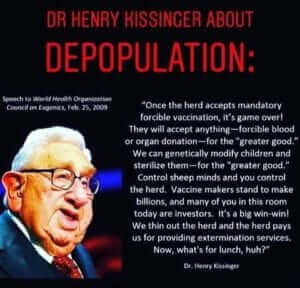 depopulation henry kissinger
