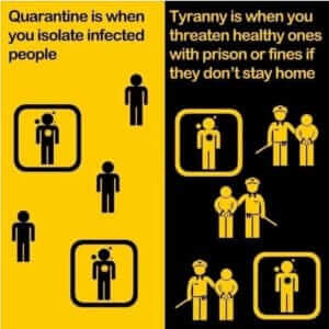 quarantine versus tyranny 