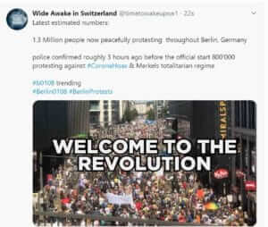 Welcome to the revolution - 1.3 protesters in Berlin