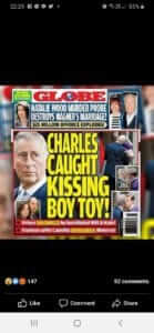 Charles caught kissing boy toy