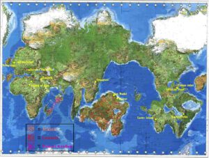 Lemuria and Atlantis - antediluvian_map